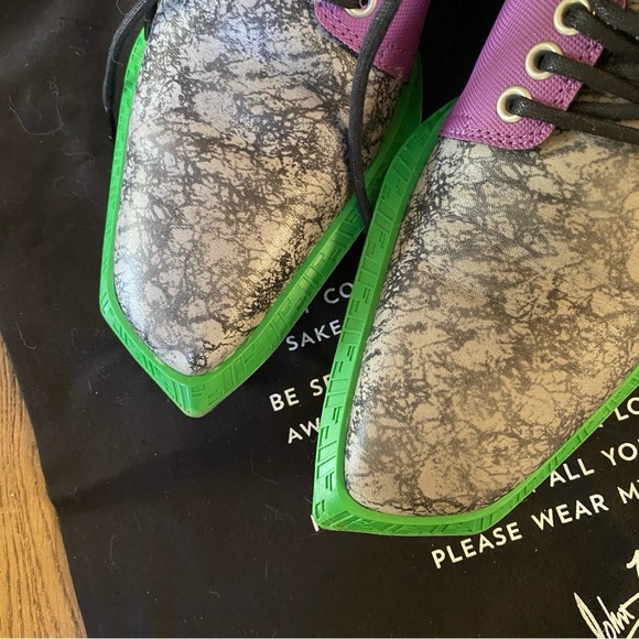 John Fluevog X Star Trek Manifold Witness hi top shoes w/ dustbag and box - Picture 6 of 9